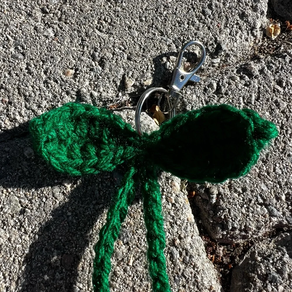 Hand Crocheted Cherries Keychain! - Picture 12 of 15